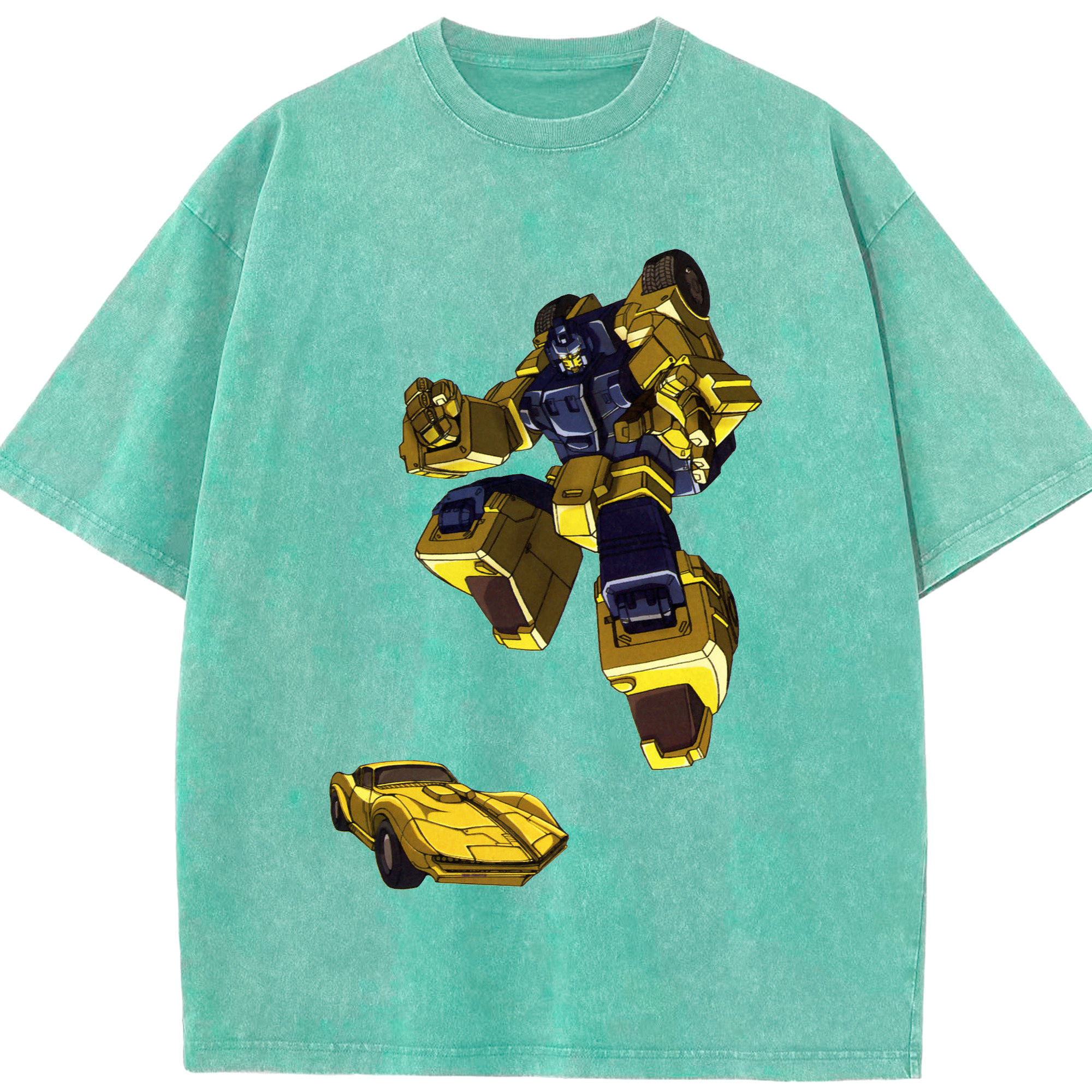 （画像用）  綿100% ヴィンテージ風 半袖Tシャツ（フロントプリント）
